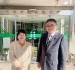 三田市議会新議長 肥後淳三さんが尼崎市役所来訪